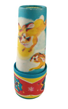Vintage Childrens Kaleidoscope Toy Colorful Bunnies Bunny Rabbits Easter picture