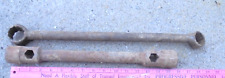 Vintage Lot of 2 Double End Truck Tire Wrench WRENCHES Various Sizes As Shown picture