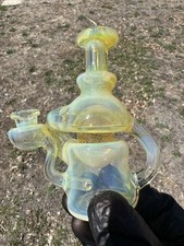 Dreamlabs Nano Biosphere Hand Made Borosilicate Glass Recycling Pipe picture