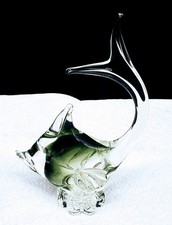 8 1/2" ADORABLE HAND BLOWN ANGEL FISH picture