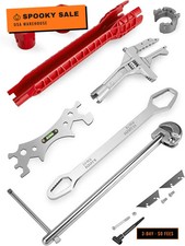 6 Pcs Multifunctional Sink Wrench & Basin Wrench Set, Plumbing Tools for Under S picture
