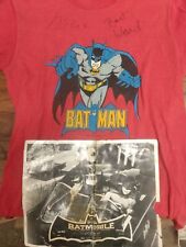 Adam West And Burt Ward Signed Photo And T-shirt picture