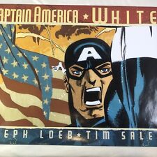 CAPTAIN AMERICA WHITE 36x24 TIM SALE MARVEL Comics POSTER picture