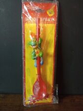 Vintage 2000 Dig Em Frog Spoon Straw Kelloggs Factory Sealed New Cereal box toy picture