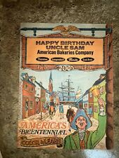 American Bakeries Company 1976 Happy Birthday Uncle Sam Color & Learn Book picture