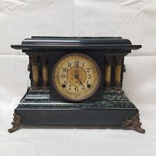 Antique 1880s Seth Thomas Model 295 C Mantle Clock Columns Lion Head Tested picture
