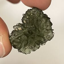Moldavite 5.58grams/27.9ct Besednice embedded quartz Certificate of Authenticity picture