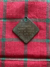 1958 Dade City,Fla/Florida Rabies Vaccine Dog Tag picture
