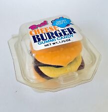 Vintage 1995 Trolli CHEESE BURGER Gummi Candy 3” Container SEALED bubble gum picture