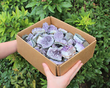 Wholesale Amethyst Cluster Box: B/C Grade CLEARANCE Box Bulk Amethyst Geodes picture