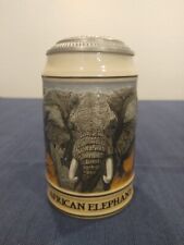 Budweiser Endangered Species African Elephant Limited Ed. Collector Stein  picture