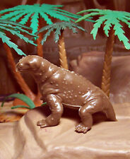 Marx Post-1970s Moschops Reptile Dinosaur Chocolate Brown Recast picture