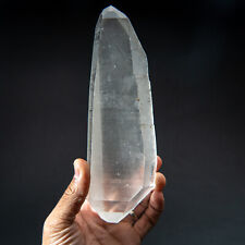 Double Terminated Natural Lemurian Quartz Crystal from Brazil (1.75 lbs) picture