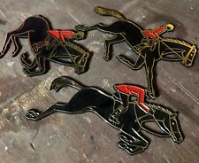 Vintage Horse Rider Showjumper Self-Adhesive Plaques By Invicta Plastics 1966 3 picture