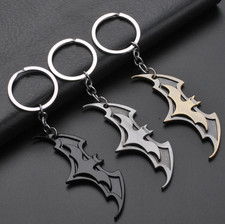 1pc Metal Bat Anime Keychain Creative Car Bag Pendant Couple Gift - NEW picture