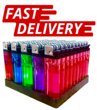 50 Pcs Full Size Disposable Butane Lighter Assorted Colors Wholesale Price picture
