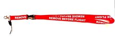 Remove Before Flight Pilot Aviation Keychain Keyring Tag Lanyard picture