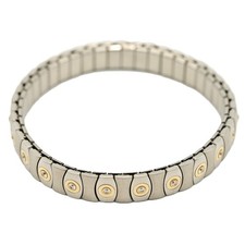 SPEIDEL Vintage Original Signed 14k Gold & Stainless Designer Estate Bracelet picture