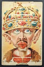 Postcard Vintage Mechanical 1920s French King picture
