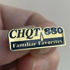 CHQT 880 Radio Station Global News Edmonton Alberta Familiar Favorites Lapel Pin picture