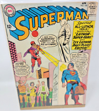 SUPERMAN #168 DC SILVER AGE CURT SWAN COVER ART LEX LUTHOR APP *1964* 4.0 picture