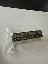 Rare JEETER University U Higher Learning Pin Black + Gold Promo picture