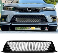 Gloss Black Front Lower Grille Fits 2022-2025 Honda Civic | TR Style · 11Th Gen picture