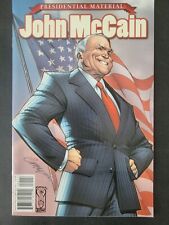 PRESIDENTIAL MATERIAL: JOHN McCAIN #1 (2008) IDW COMICS J. SCOTT CAMPBELL COVER picture