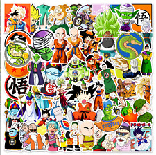 50 Pcs Vinyl Stickers Dragon Ball Z Anime Super Saiyan Goku Waterproof Decal picture