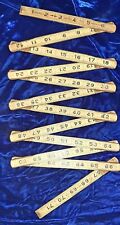 Vintage DURALL GOLDEN RULE 72 Inch Folding Carpenter's Ruler Made In USA picture
