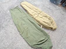 Vintage WWII US Military 1942 Mountain Down Sleeping Bag w/ 27-C-123 1944 Cover picture
