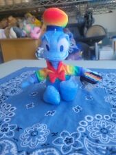 Disney Rainbow Pride Plush Donald Duck Grade A NWT Gay Pride stuffed animal picture