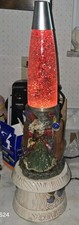 RARE WIZARD AND MUSHROOM GLITTER LAMP READ THE DESCRIPTION picture