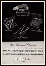 1936  AD HICKOK A GENTLEMANS CHRISTMAS BOXED SETS PRICED CRYSTAL SEAL BAKELITE  picture