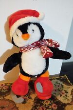 Musical Ice Skating Plush Penguin picture
