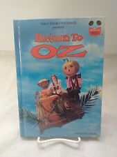 Disney Return To Oz Vintage Wizard Of Oz Sequel Hardcover Book Disneyana picture