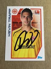 Kevin Trapp,  Germany 🇩🇪 Topps Eintracht Frankfurt 2012/13 hand signed picture