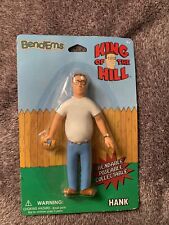 NEW Hank Hill Figure Bend Em King of The Hill Cartoon Texas picture