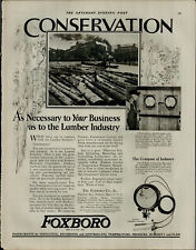 1927 Foxboro Instruments For Indicating Recording Temperature VTG Print Ad 3874 picture