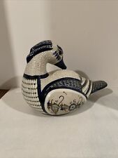 Vintage Large Bird Tonala Mexico Hand Crafted Pottery Figurine 13