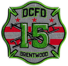 DCFD Truck 15 Brentwood Hook & Ladder NEW Maltese Fire Patch picture