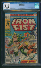 Iron Fist #14 CGC 7.5 White Pages 1st Appearance Sabretooth Marvel 1977 New Slab picture