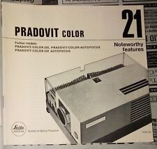 Vintage - Leica - Pradovit Color - Brochure picture