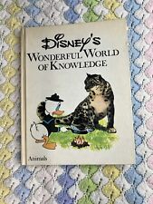 Disney's Wonderful World Of Knowledge Book Animals Hardcover 1973 Danbury Press picture