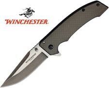 Winchester Assisted Opening Frame Lock Pocket Knife - Carbon Fiber Handle - EDC picture