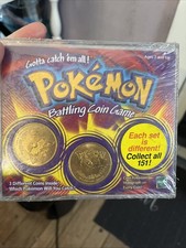 Pokemon Battling Coing Game 1999 Extremely Good Condition Not Even Opened Box picture
