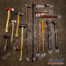 HALLOWEEN FOAM TOYS Cleaver Axe Bat Pipe Wrench Crowbar Hammer Prop Costume LARP picture