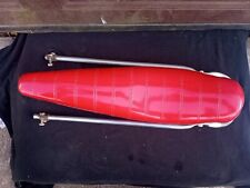 Vintage Banana Bicycle Seat And Bar Red Sparkles picture