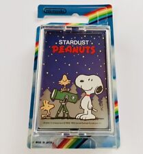 Nintendo Snoopy plastic playing cards Stardust Peanuts very rare picture