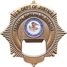 GL4-005 BOP DOJ Bureau of Prisons Thin Gray Line Corrections Challenge Coin Corr picture